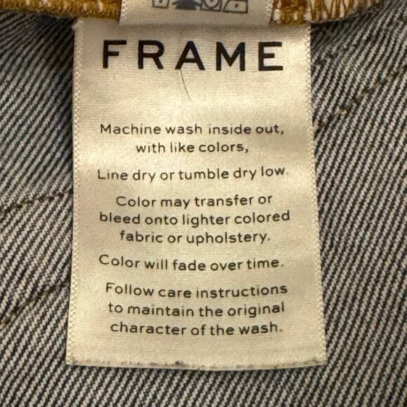 FRAME Le Stevie Short – Wiltern Way (LSSHRA385) | Size 27 | 100% Cotton - Picture 7 of 9